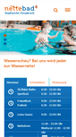 Mobile Screenshot of nettebad.de
