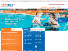 Tablet Screenshot of nettebad.de